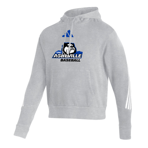  Adidas Medium Grey Heather Pullover Hood - ADIDAS - UNC Asheville Baseball Mascot