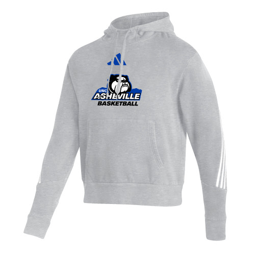  Adidas Medium Grey Heather Pullover Hood - ADIDAS - UNC Asheville Basketball Mascot