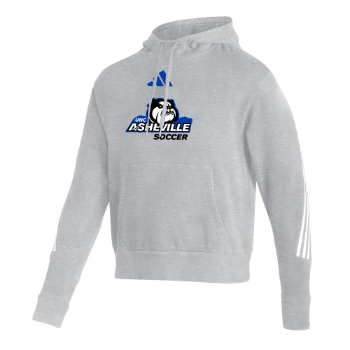 Adidas Medium Grey Heather Pullover Hood - ADIDAS - UNC Asheville Soccer Mascot