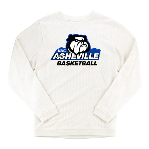  Boxercraft Womens Cream Corded Crew - UNC Asheville Basketball Mascot