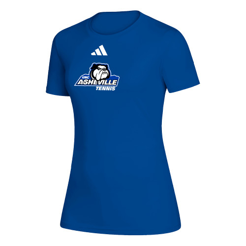  Adidas Womens Royal Creator Performance Tee - ADIDAS - UNC Asheville Tennis Mascot