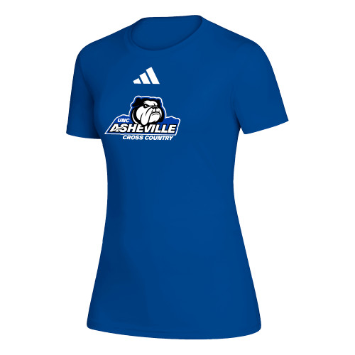  Adidas Womens Royal Creator Performance Tee - ADIDAS - UNC Asheville Cross Country Mascot