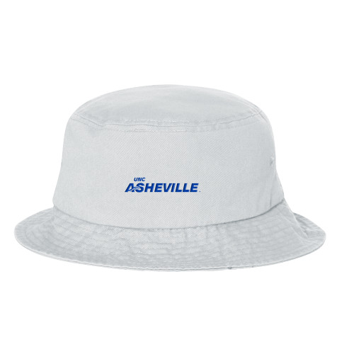  Sportsman White Bucket Hat - UNC Asheville wordmark