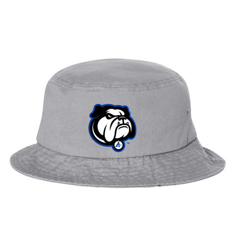  Sportsman Grey Bucket Hat - Bulldog Mark