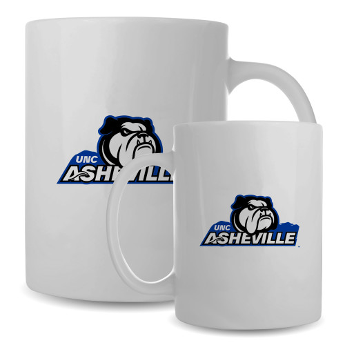  Full Color White Mug 15oz - UNC Asheville Primary Mark