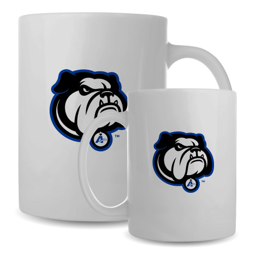  Full Color White Mug 15oz - Bulldog Mark