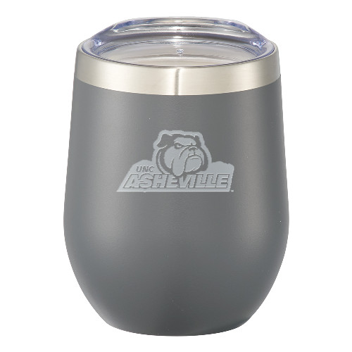  Corzo Vacuum Insulated Charcoal Cup 12oz - UNC Asheville Primary Mark Engraved
