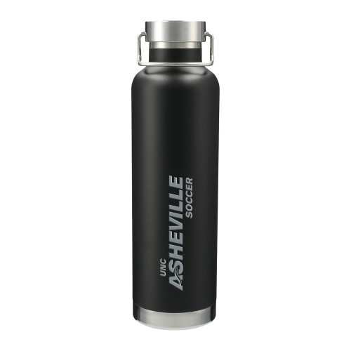  Thor Copper Vacuum Insulated Black Bottle 32oz - UNC Asheville Soccer Engraved