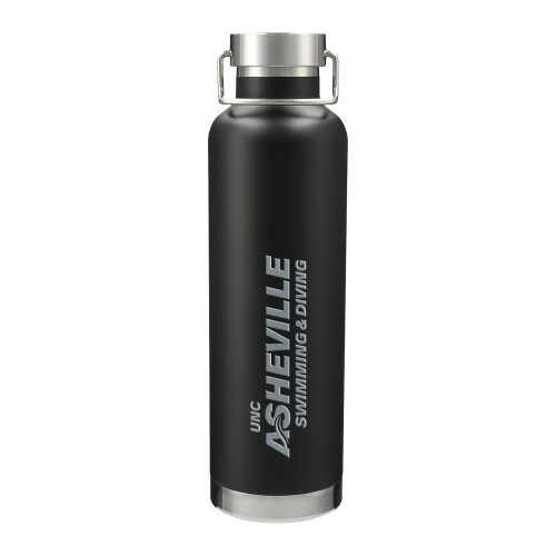  Thor Copper Vacuum Insulated Black Bottle 32oz - UNC Asheville Swim and Dive Engraved