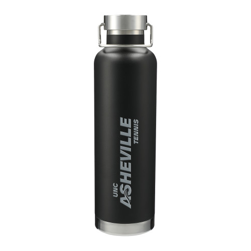  Thor Copper Vacuum Insulated Black Bottle 32oz - UNC Asheville Tennis Engraved