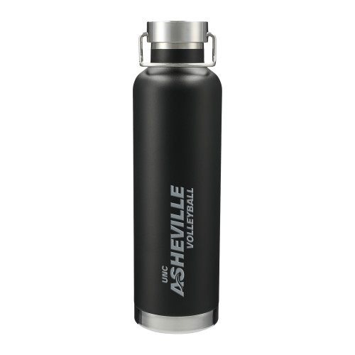  Thor Copper Vacuum Insulated Black Bottle 32oz - UNC Asheville Volleyball Engraved