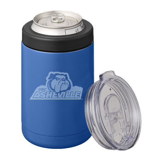  2 in 1 Royal Can Cooler Tumbler 12oz - UNC Asheville Primary Mark Engraved