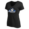 Thumbnail image for  Womens Plus Black V Neck T Shirt
