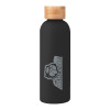 Thumbnail image for  Blair Black Stainless Steel Bottle w/ Bamboo Lid 17 oz