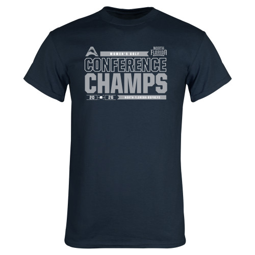  Navy T Shirt - 2026 Womens Golf Conference Champs
