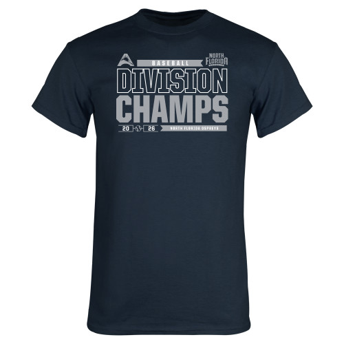  Navy T Shirt - 2026 Baseball Division Champs