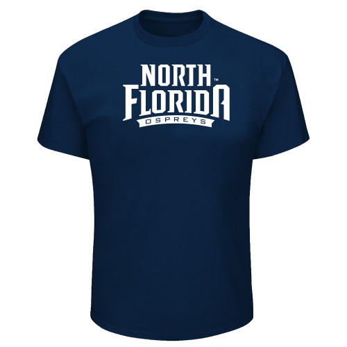  Tall Navy T Shirt - UNF Primary Mark