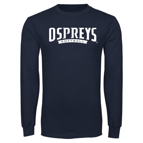  Navy Long Sleeve T Shirt - Ospreys Softball