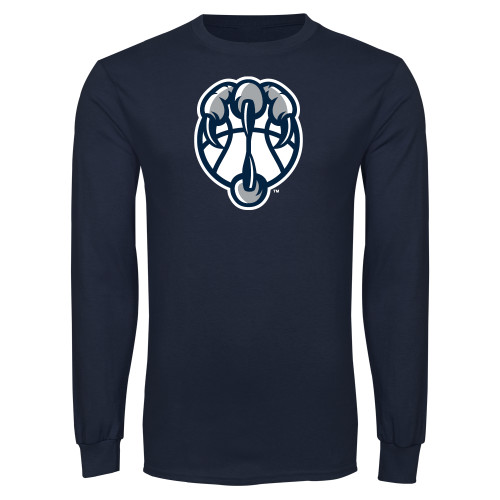  Navy Long Sleeve T Shirt - UNF Basketball Talon