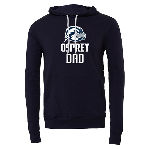  Bella + Canvas Navy Fleece Hood - Osprey Dad