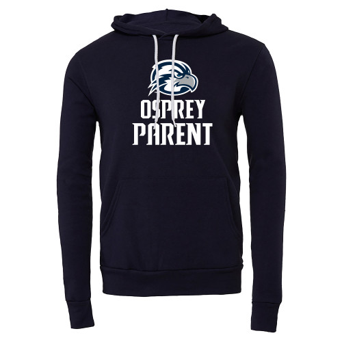  Bella + Canvas Navy Fleece Hood - Osprey Parent