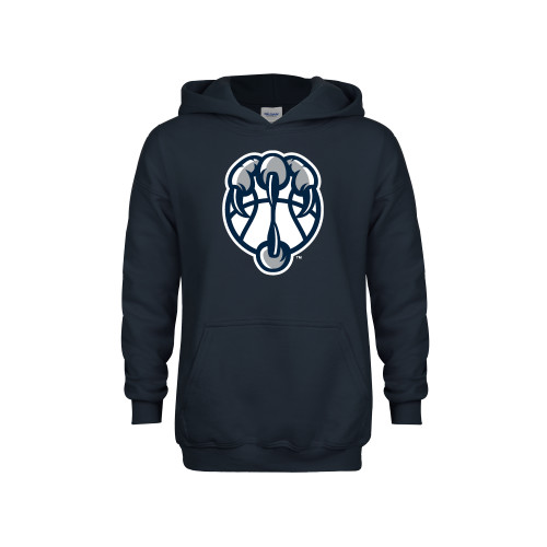  Youth Navy Fleece Hoodie - UNF Basketball Talon