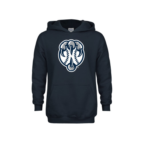  Youth Navy Fleece Hoodie - UNF Baseball Talon