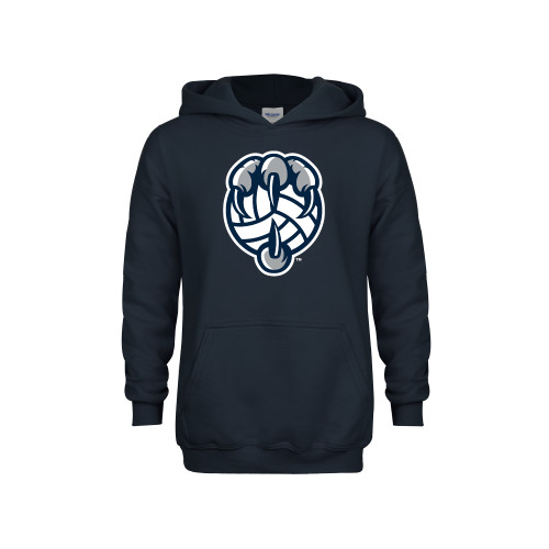  Youth Navy Fleece Hoodie - UNF Volleyball Talon