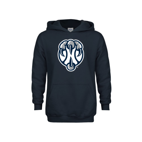  Youth Navy Fleece Hoodie - UNF Tennis Talon