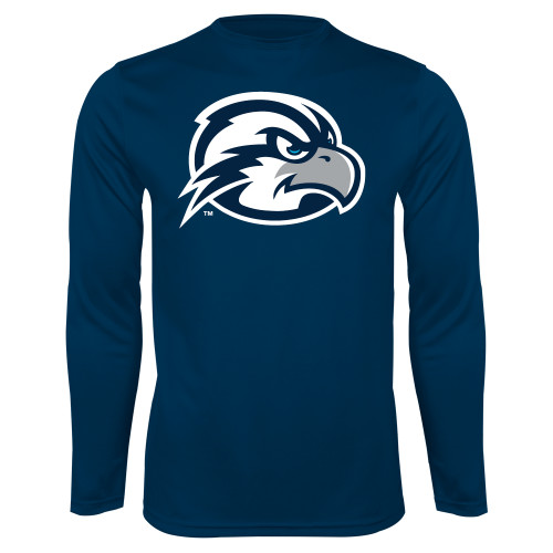  Navy Performance Long Sleeve Shirt - UNF Osprey Head