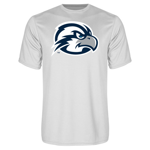  White Performance Tee - UNF Osprey Head