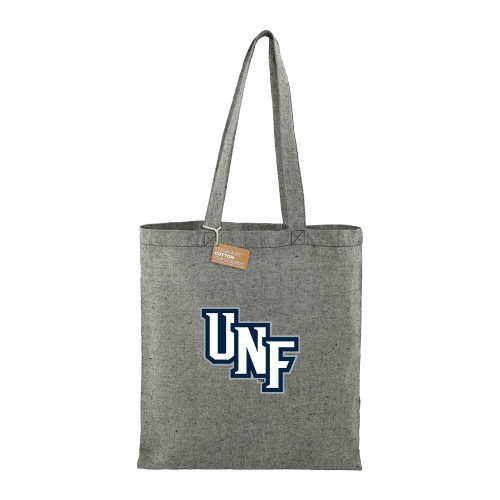  Recycled Cotton Twill Black Tote - Diagonal UNF Monogram