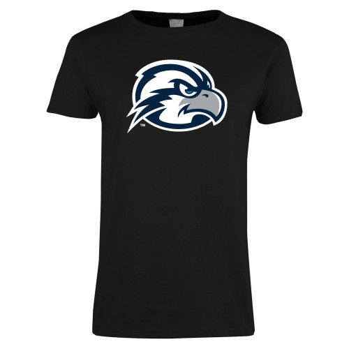  Womens Black Short Sleeve Tee - UNF Osprey Head