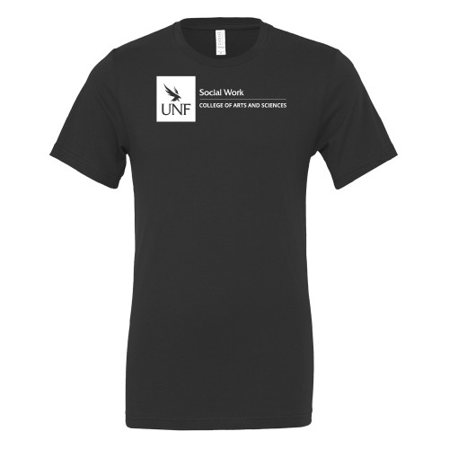  Bella + Canvas Black Jersey Cotton T Shirt - UNF - College of Arts and Sciences