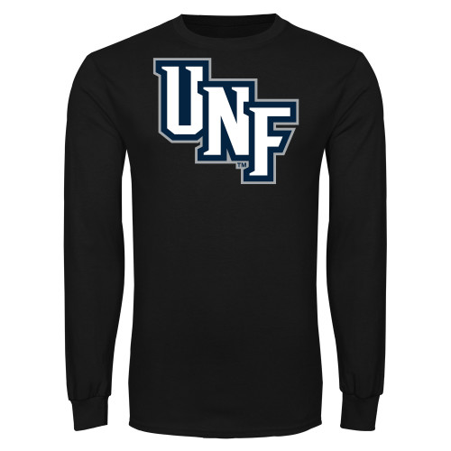  Black Long Sleeve T Shirt - Diagonal UNF Monogram