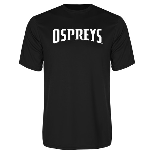  Black Performance Tee - Ospreys Wordmark