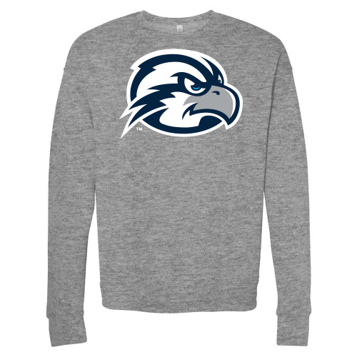  Bella + Canvas Heather Grey Fleece Crew - UNF Osprey Head