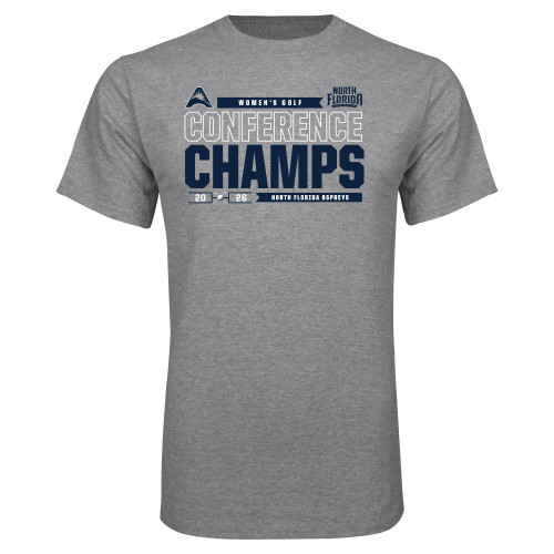  Grey T Shirt - 2026 Womens Golf Conference Champs