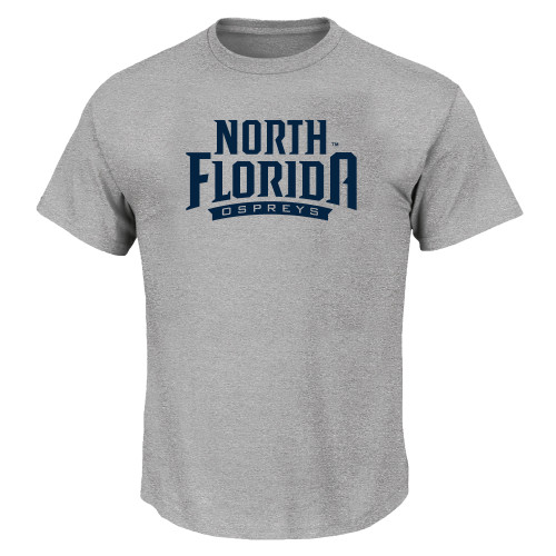  Tall Heather Grey T Shirt - UNF Primary Mark