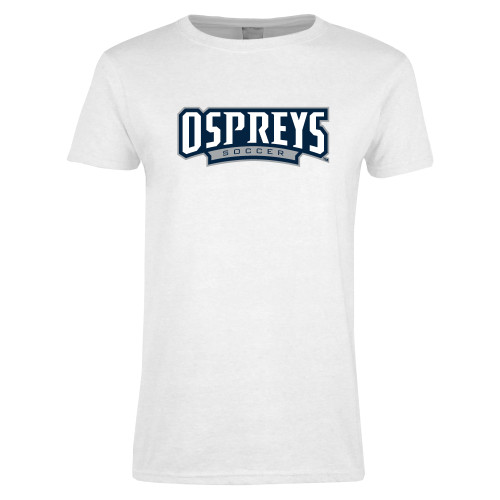  Womens White Short Sleeve Tee - Ospreys Soccer