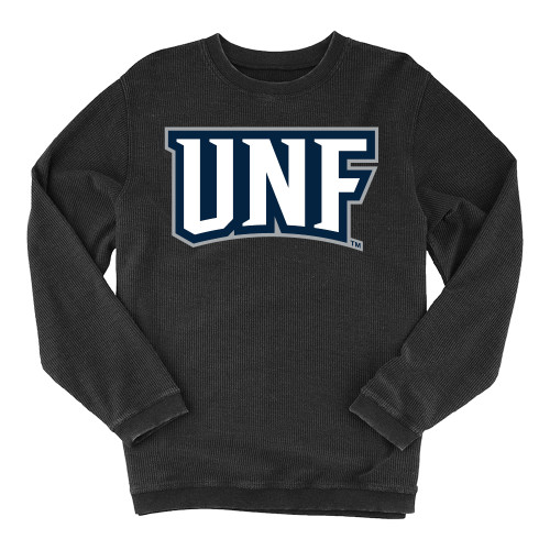  Boxercraft Womens Black Corded Crew - UNF Monogram