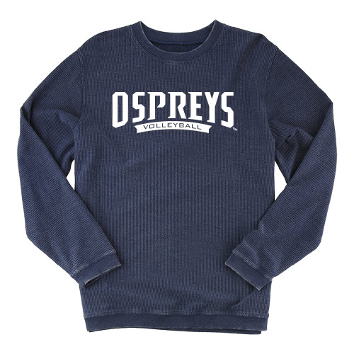 Boxercraft Womens Navy Corded Crew - Ospreys Volleyball