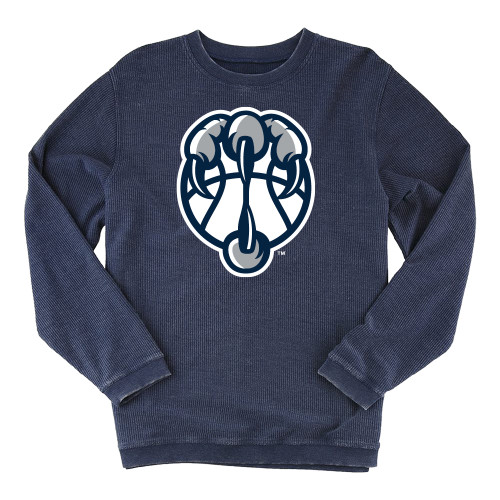  Boxercraft Womens Navy Corded Crew - UNF Basketball Talon