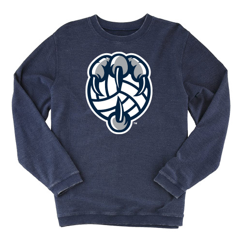  Boxercraft Womens Navy Corded Crew - UNF Volleyball Talon