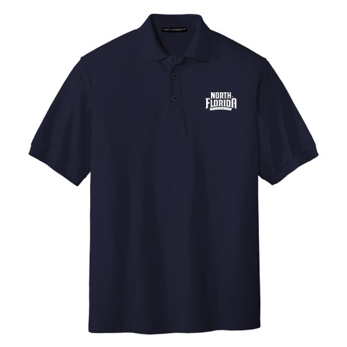  Navy Silk Touch Polo - UNF Primary Mark