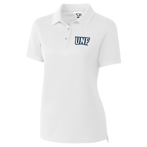  C&B Womens White Advantage Polo - UNF Monogram