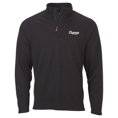  Boxercraft Black Sullivan 1/4 Zip - Ospreys Script