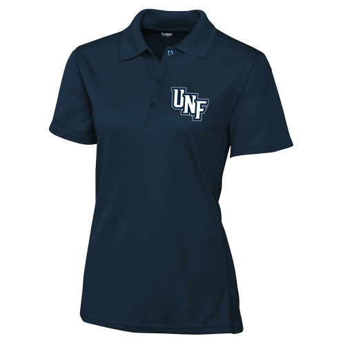  C&B Womens Dark Navy Clique Ice Pique Polo - Diagonal UNF Monogram