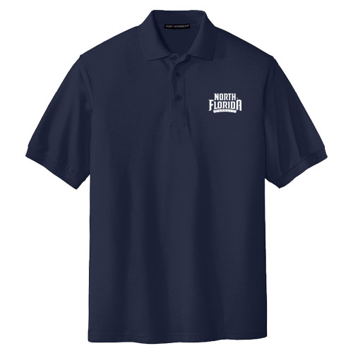  Extended Navy Silk Touch Polo - UNF Primary Mark