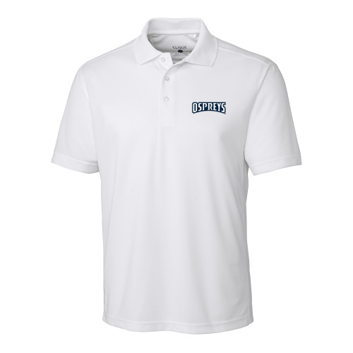  C&B White Clique Ice Pique Polo - Ospreys Wordmark
